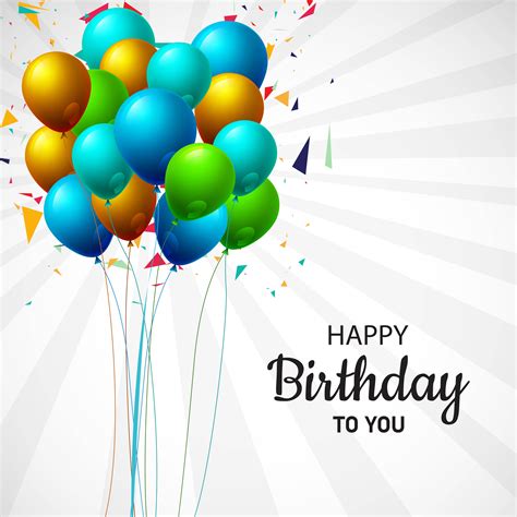 Happy Birthday Ballons Background | Images and Photos finder