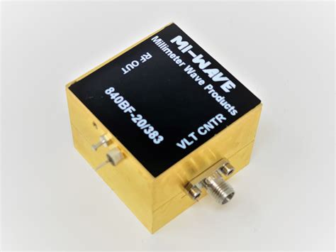 Voltage Controlled Oscillators Wide Band Sources VCO Q-band 33GHz-to-50GHz