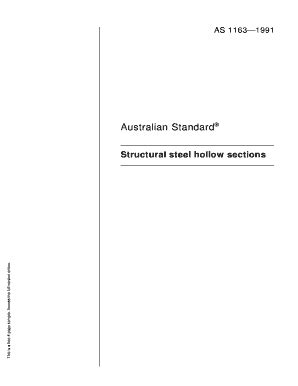 Steel Hollow Section Properties - Fill Online, Printable, Fillable ...