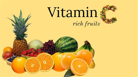 Vitamin C Foods And Fruits