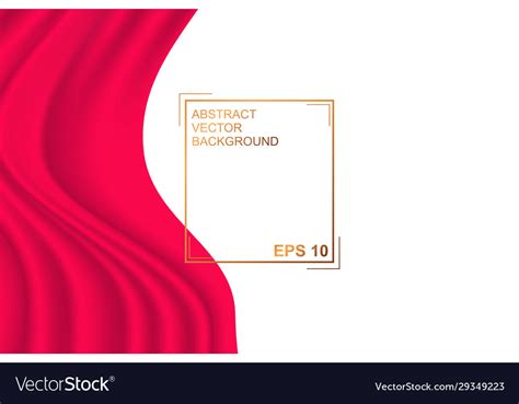 Red background abstract a fabric Royalty Free Vector Image