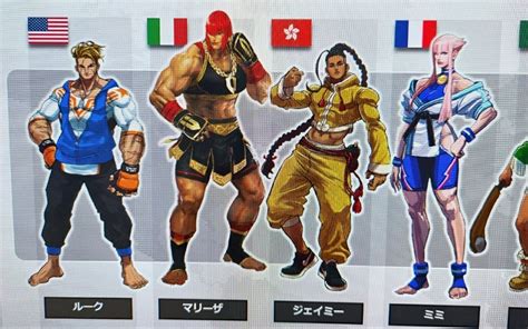 Street Fighter 6 Leaked Concept Art Reveals 22 Characters, Possibly the ...