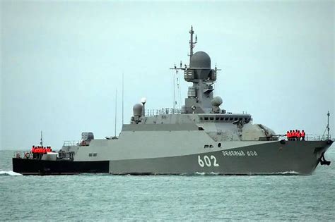 Russian Navy Project 21631 Buyan-M class corvette Zelyony Dol arrives ...