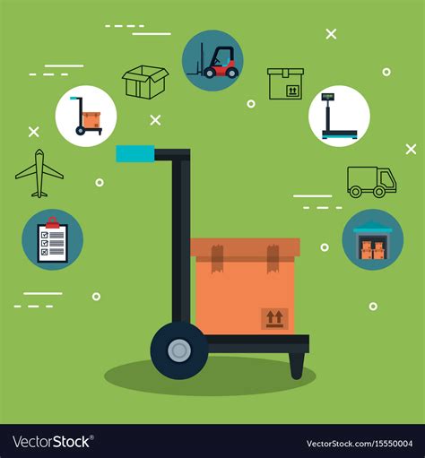 Shipping logistics design Royalty Free Vector Image