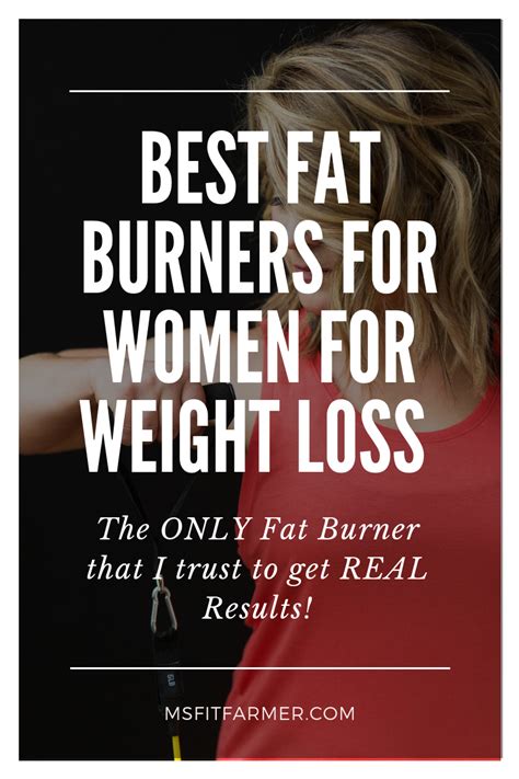 Best Fat Burners for Women's Weight Loss- Ms.Fit.Farmer