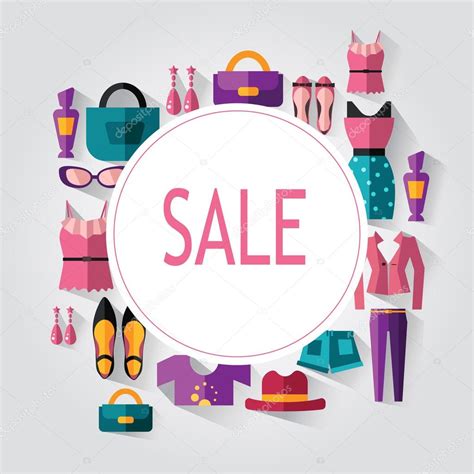 Women clothing sale Stock Vector Image by ©Scorpion333 #75758545