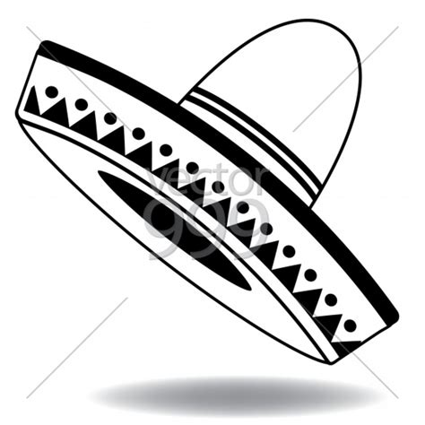 Sombrero Black And White free image download