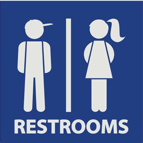 Male Restroom Sign - Cliparts.co