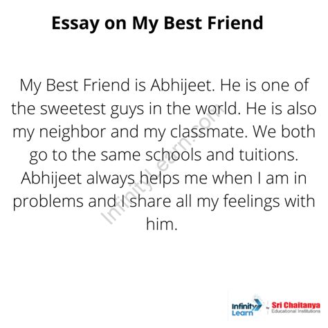 My Best Friend Essay in 500 words for Students