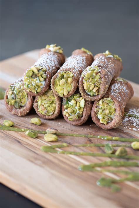 Pistachio Cannoli - Chef Michael Salmon