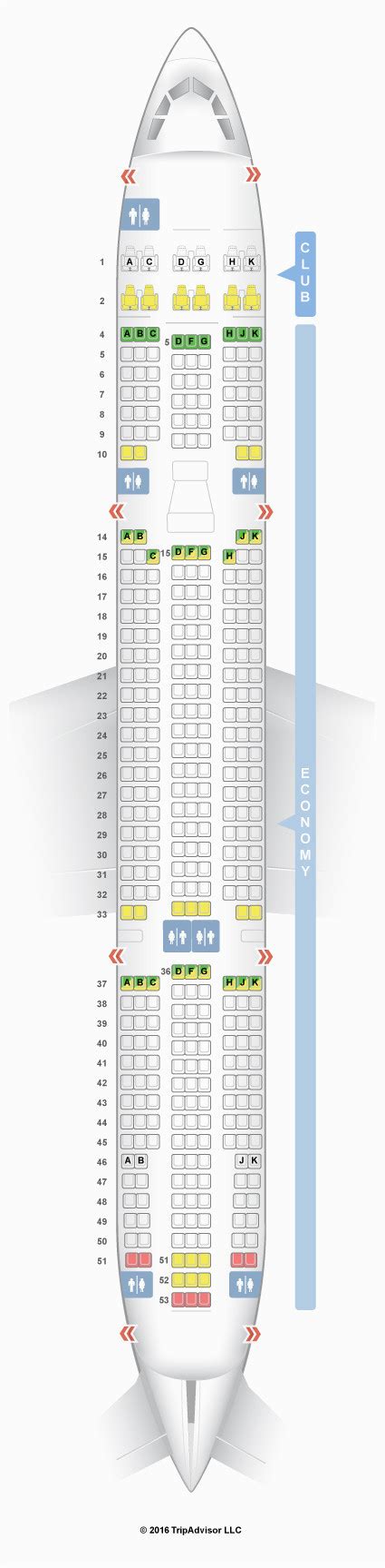 Air Canada A333 Seat Map | secretmuseum