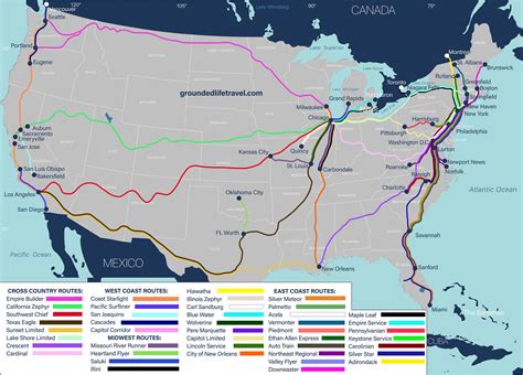 Amtrak Maps Routes - Craigslist Ann Arbor Hub