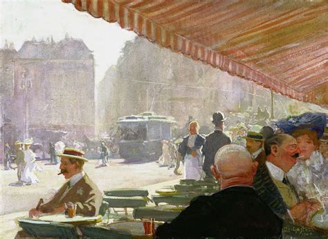 Leo Gestel (Dutch, 1881-1941), Café-terras aan het Rembrandtplein [Café ...