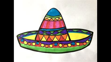 Mexican Hat Drawing Easy - Howto Draw