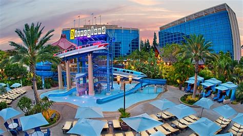 A Unique Point of View: Monorail Pool Slides at the Disneyland Hotel ...