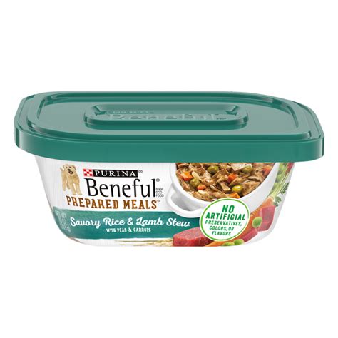 Save on Purina Beneful Prepared Meals Wet Dog Food Savory Rice & Lamb ...