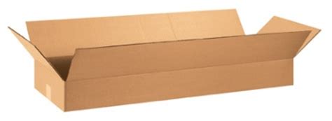 36" x 24" x 4" Flat Corrugated Cardboard Shipping Boxes 10/Bundle