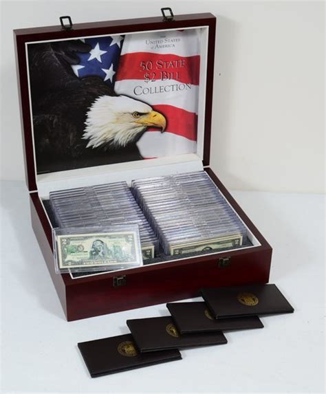 BOXED SET "50 STATE TWO DOLLAR BILL COLLECTION" : Lot 1407