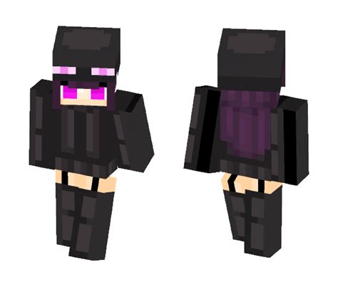 Get Enderman Girl Minecraft Skin for Free. SuperMinecraftSkins