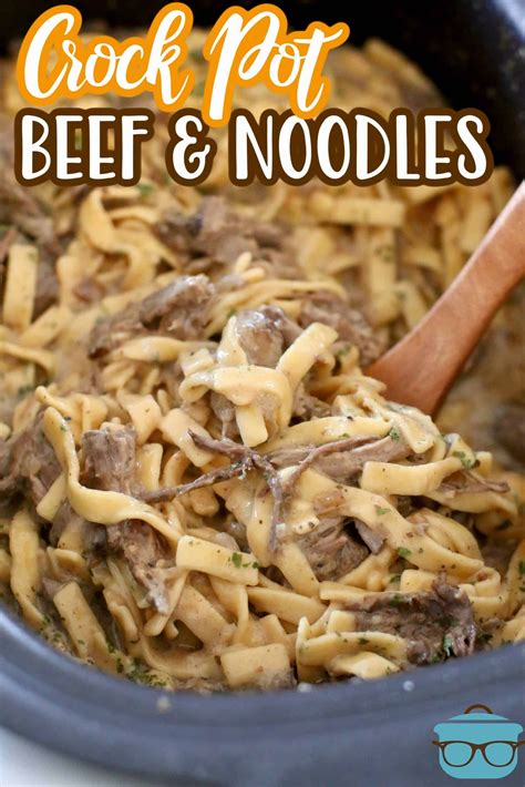 Crock Pot Beef and Noodles is inspired by a classic Midwestern dish ...