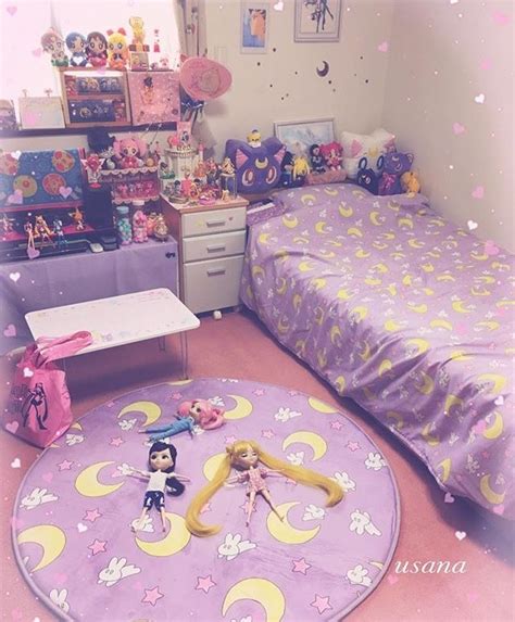 Pin by Estefania Arzola on Sailor Moon | Kawaii bedroom, Cute room ...