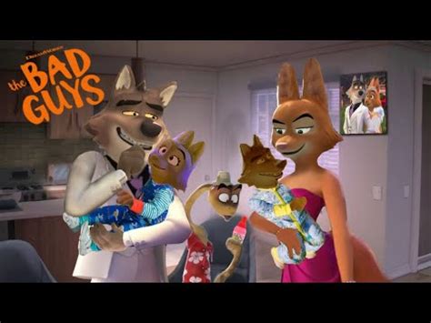 The Bad Guys. The family of Mr Wolf and Diane Foxington with their ...