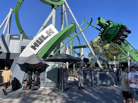 The Incredible Hulk Coaster at Universal’s Islands of Adventure Reopens ...