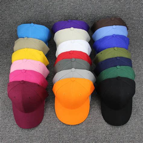 Aliexpress.com : Buy 2018 New 20 Colors Cap Solid Color Baseball Cap ...