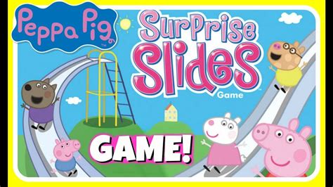 Peppa Pig Surprise Slides GAME! NEW!! Peppa Pig & George Pig! Nick Jr ...