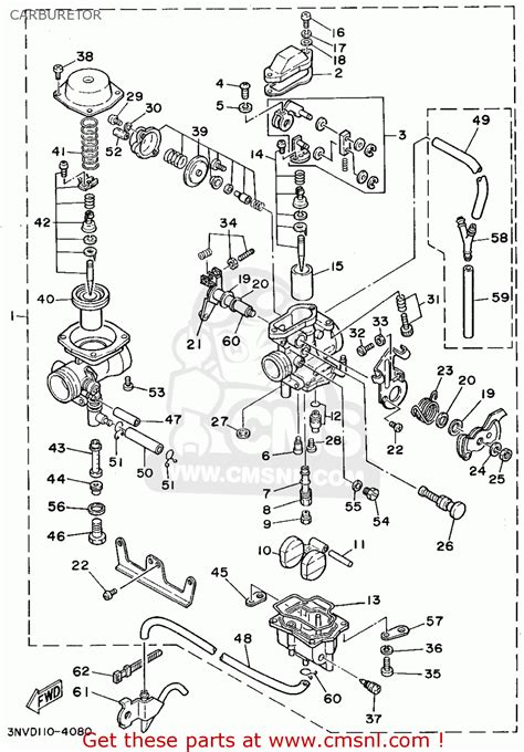 Yamaha Big Bear 400 Carburetor Diagram - Wiring Diagram Pictures