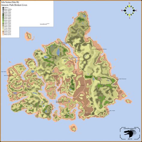 tlw jp3 isla sorna map – Jurassic-Pedia