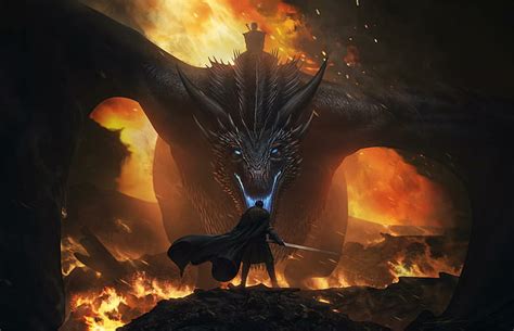 HD wallpaper: TV Show, Game Of Thrones, Dragon, Jon Snow, Night King ...