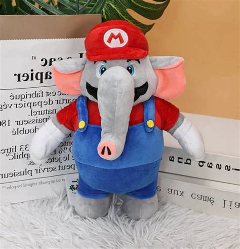 Mario Luigi Super Mario Plush Toy Wonder Elephant, 30 Cm - Etsy