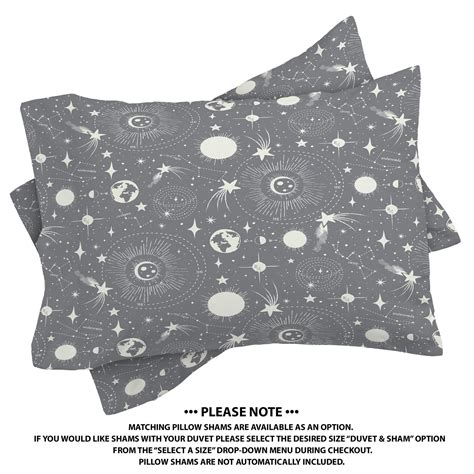 Grey Duvet / Duvet Cover / Celestial / Queen Duvet / Twin - Etsy