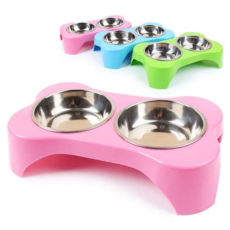 Universal Convenient Pet's Feeding Double Bowl - Adorable Darling