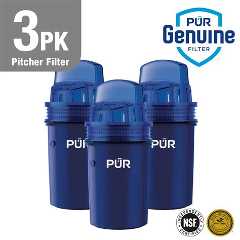 PUR Faster Basic Water Pitcher Replacement Filter, PPF900Z3, 3 Pack ...