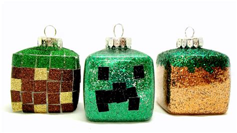 Easy DIY Minecraft Christmas Ornaments