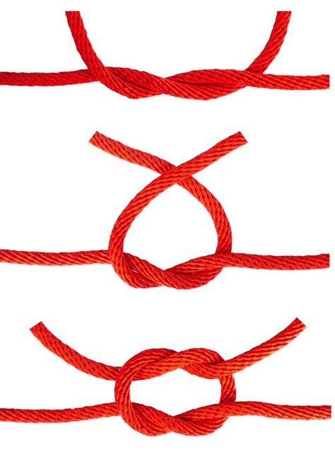 How To Tie A Square Knot | Step-By-Step Instructions | Jewelry knots ...