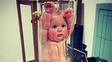 Baby in a tube: Photo actually of x-ray machine | news.com.au ...