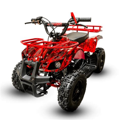 Sonora 40CC 4-Stroke Gas ATV (Flames) - Great Gift for Boys and Girls