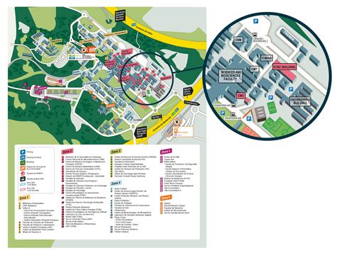 Uab campus map - Map of uab campus (Catalonia Spain)