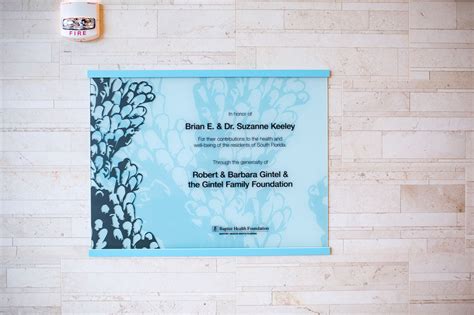 Donor Recognition Gallery – Plaques – PDG