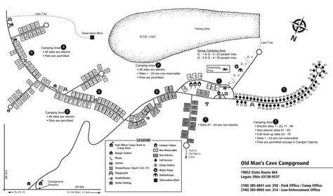 Ohio State Park Lodges Map - Printable Map