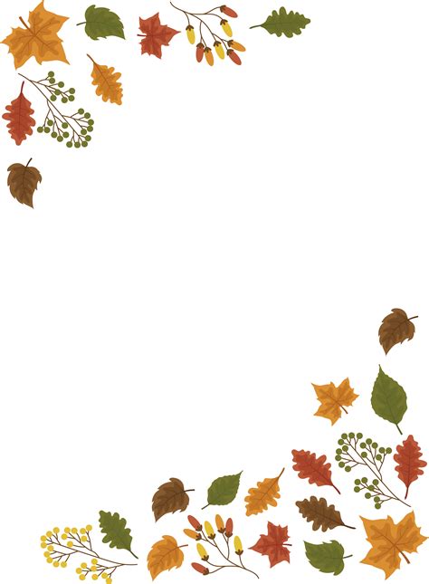 Fall Leaf Border Png