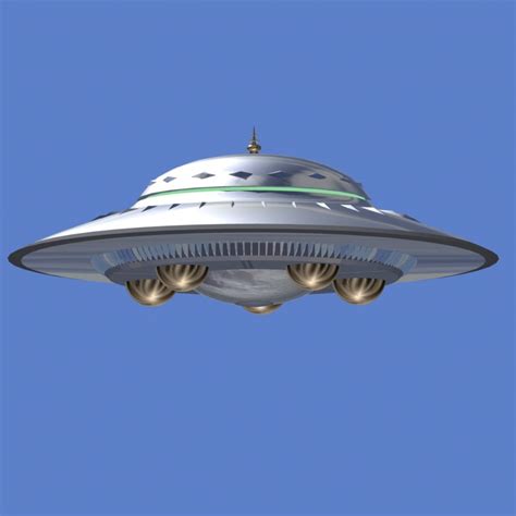 flying saucer 3d model