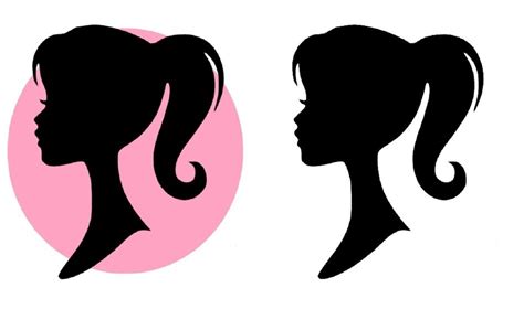 Barbie Silhouette With Crown free image download