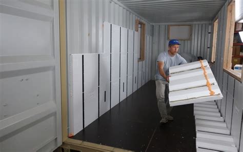 Container Exterior Insulation | InSoFast Continuous Insulation Panels ...