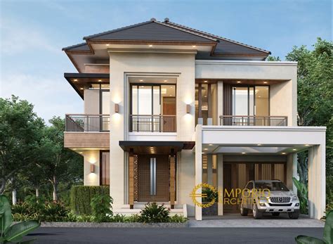 Mr. Azhar Modern House 2 Floors Design - Jakarta 7039 - Home Exterior ...