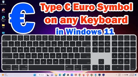 Euro Symbol On Keyboard