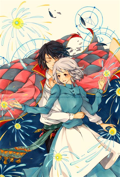 Howl and Sophie - Howl's Moving Castle Fan Art (32478246) - Fanpop